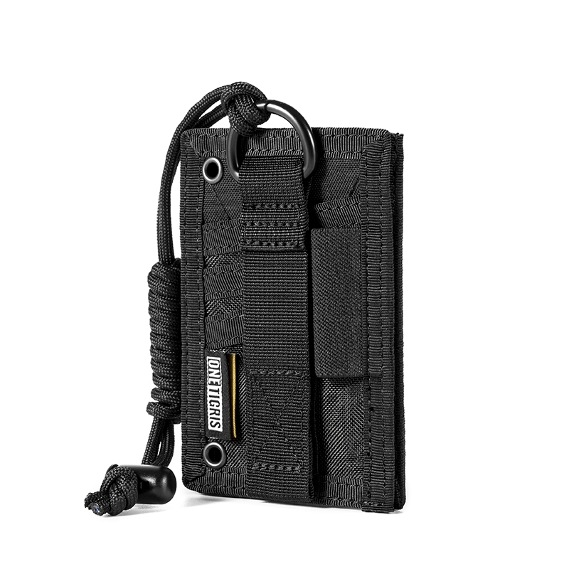 OneTigris Tactical ID Holder with Key Ring | Heavyduty Lanyard Card ...