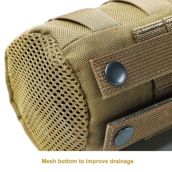 IronSeals Tactical Water Bottle Pouch, Adjustable Drawstring Water Bot –  EveryMarket