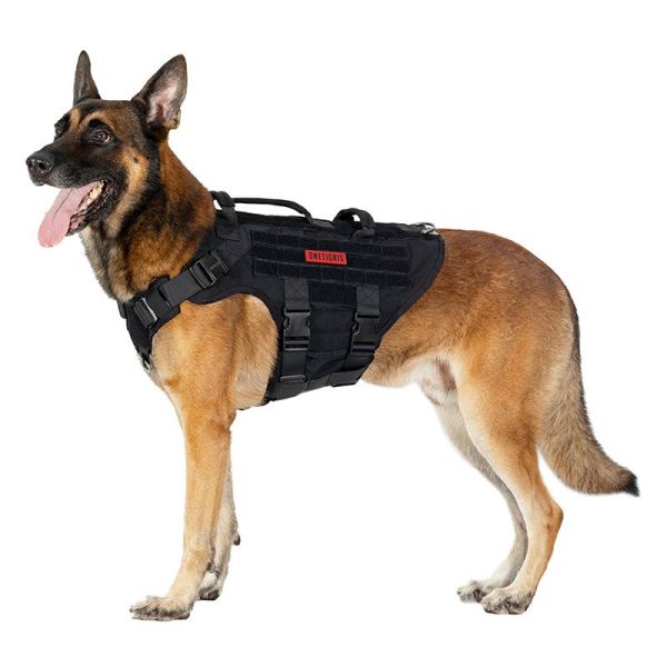 KONG Tactical Vest Dog Harness in Red, Size: Medium