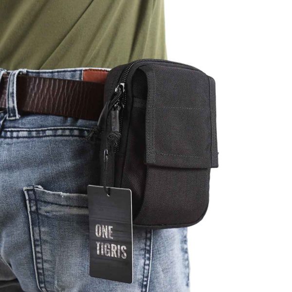 Khaki Utility Belt Set with Tactical Pieces, Bracelet & Pouch – Imaphotic