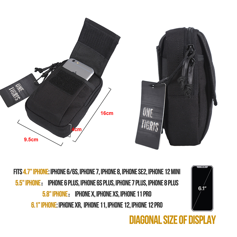 OneTigris Tactical Molle EDC Pouch Utility Gadget Belt Waist Bag