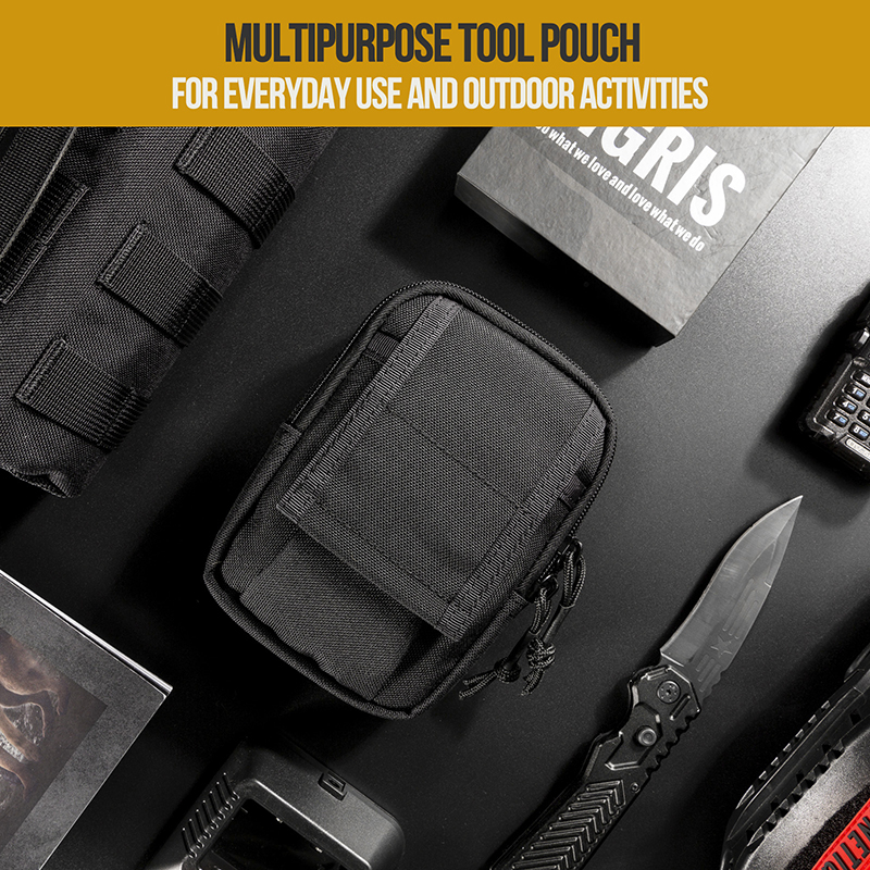 OneTigris Tactical Molle EDC Pouch Utility Gadget Belt Waist Bag for 5.5  iPhone 6 Plus iPhone 7 Plus Smartphone