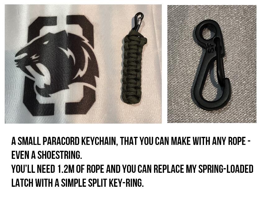 HOW TO MAKE A PARACORD KEYCHAIN